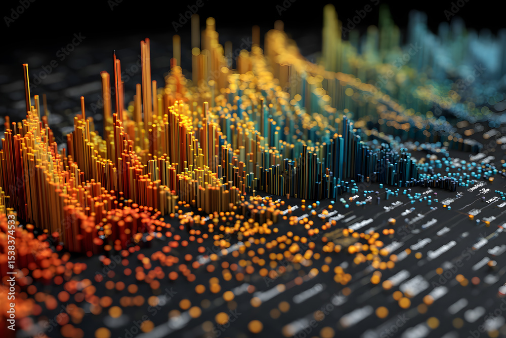 Fototapeta premium Regression Analysis: Data Visualization and Predictive Modeling