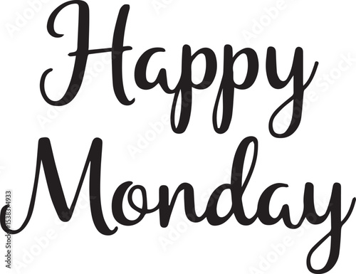 happy monday abstract 