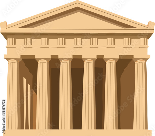 Ancient Greek Parthenon Temple