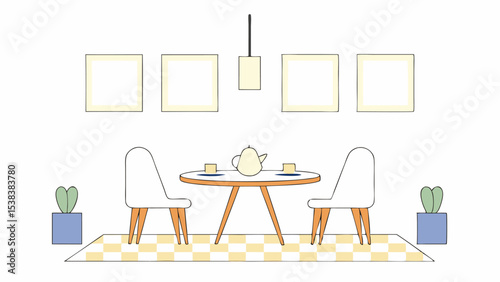 Minimalist Dining Room Interior Design