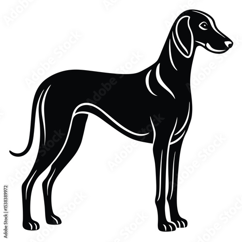 hound dog vector sihouette
