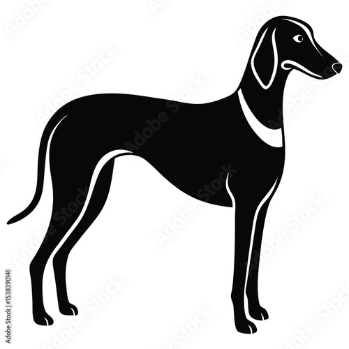 hound dog vector sihouette