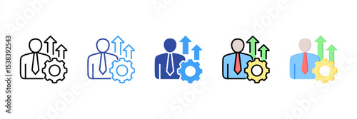 Improvement Multi Style Icon Set