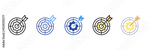 Effectiveness Multi Style Icon Set