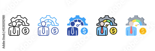Performance Multi Style Icon Set