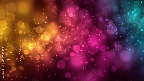 abstract bokeh background in rainbow color