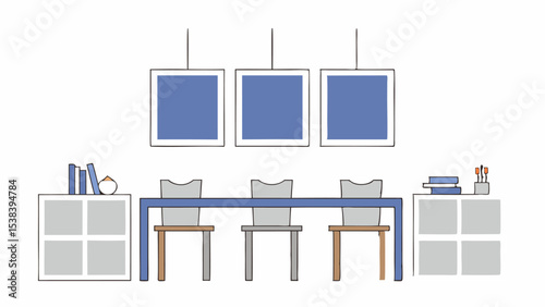 Minimalist Modern Dining Room Interior Design