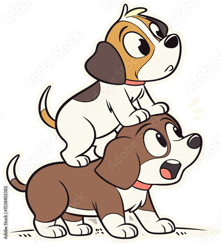 a cute dog is enjoying it's funny moment