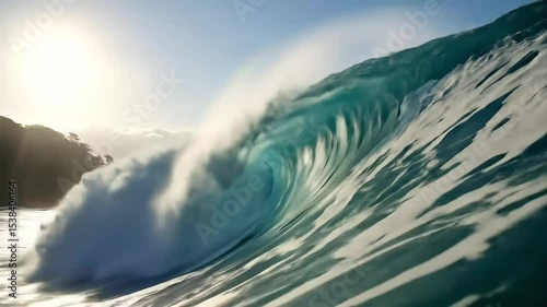 view of wave in sea