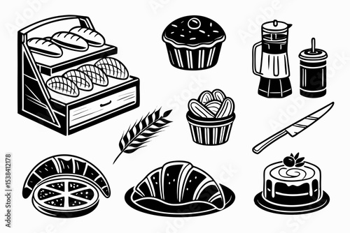 set of cakes