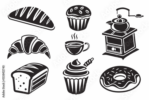food icons set