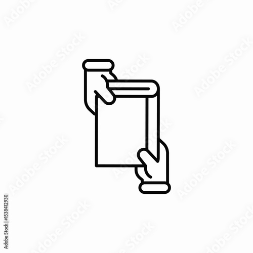 book lending icon sign vector