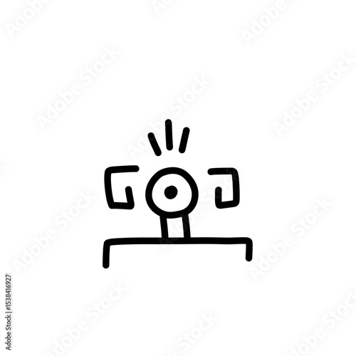 Mayan civilization tribal icon