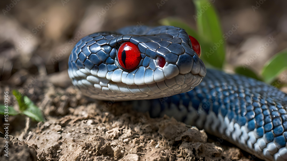 Fototapeta premium close up of a snake