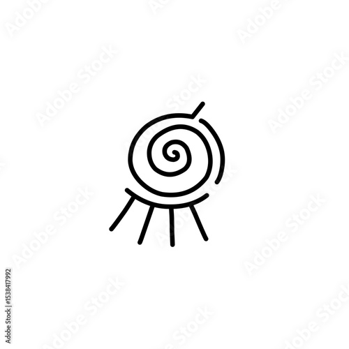 Mayan civilization tribal icon