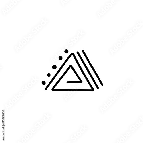 Mayan civilization tribal icon