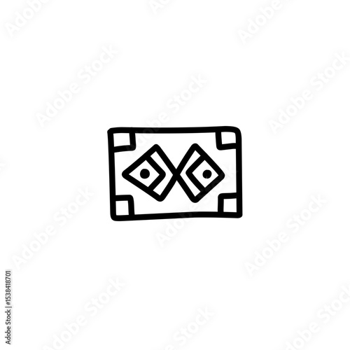 Mayan civilization tribal icon