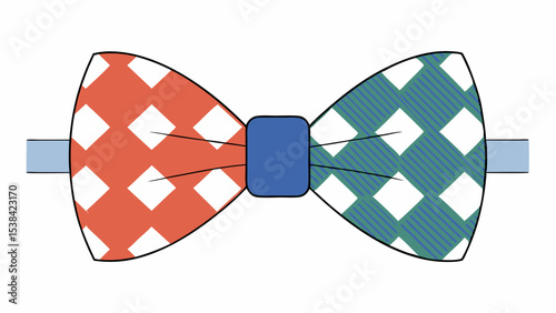Colorful Checkered Bow Tie