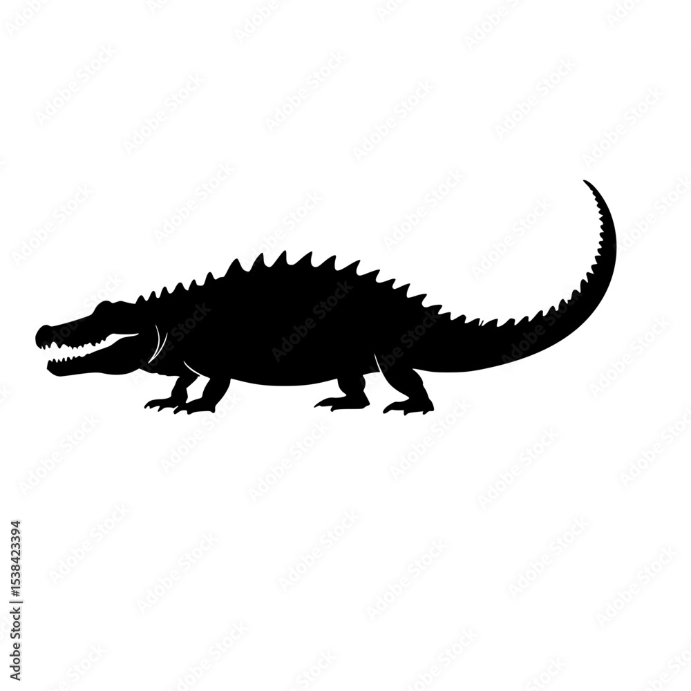 Fototapeta premium vector illustration of crocodile 