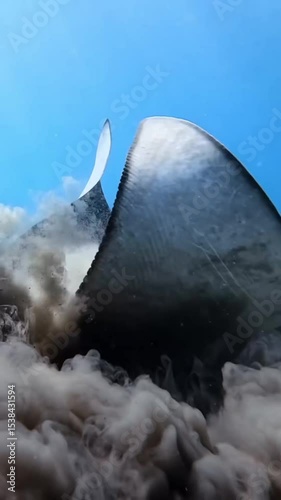manta ray in the sea