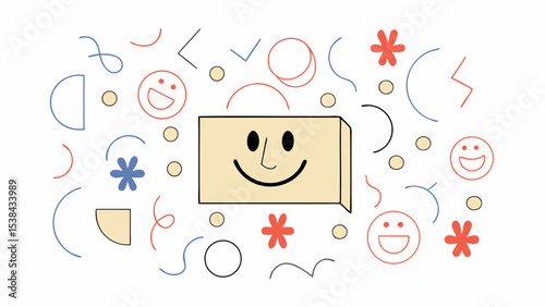 Happy Box Abstract Joyful Design