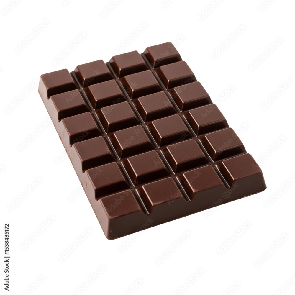 Fototapeta premium Whole chocolate isolated on transparent background