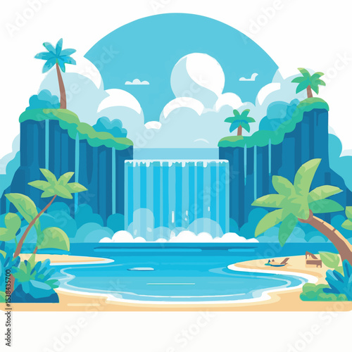 lagoon, blue, nature, travel, summer, water, tourism, landscape, tropical, ocean, vacation, beach, seascape, background, island, holiday, sea, sky, beautiful, paradise, nobody, bay, exotic, mountain, 