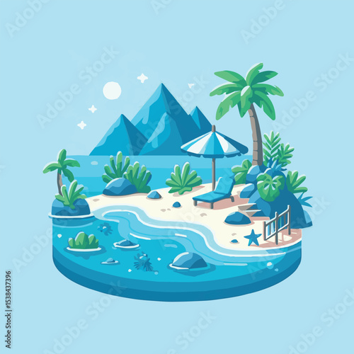 lagoon, blue, nature, travel, summer, water, tourism, landscape, tropical, ocean, vacation, beach, seascape, background, island, holiday, sea, sky, beautiful, paradise, nobody, bay, exotic, mountain, 