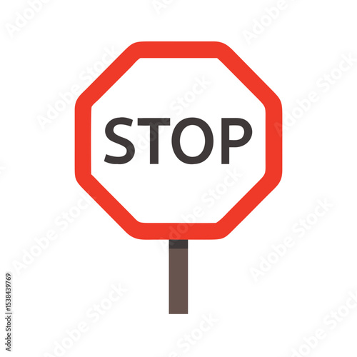 stop road sign