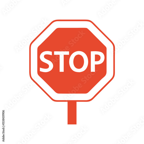 stop road sign
