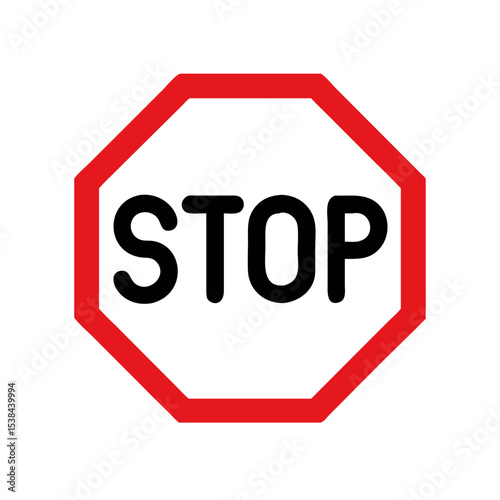 stop road sign