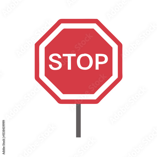 stop road sign