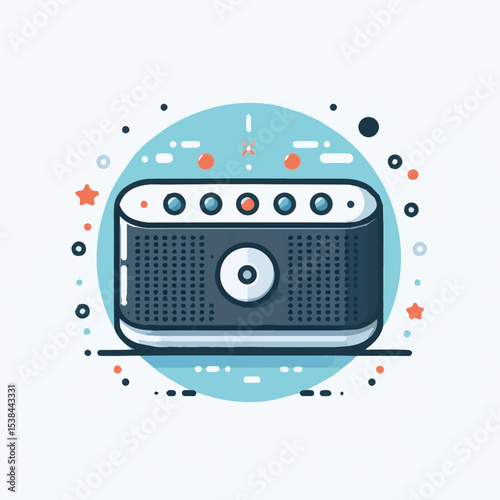 technology, music, wireless, sound, modern, device, entertainment, speaker, audio, background, stereo, portable, electronic, equipment, radio, volume, isolated, studio, amplifier, gadget, object, life