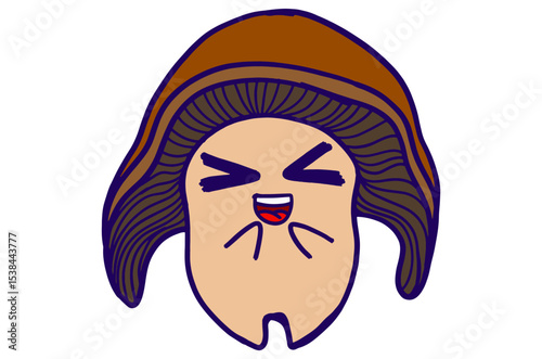 Kawaii Fungi Stickers with Giggles

