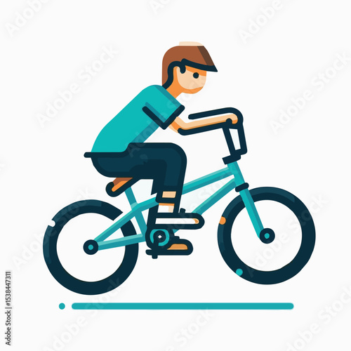 bmx, sport, extreme, cycle, wheel, illustration, race, bicycle, biker, vehicle, cyclist, vector, freestyle, lifestyle, bike, ride, activity, speed, rider, design, jump, silhouette, urban, helmet, tric