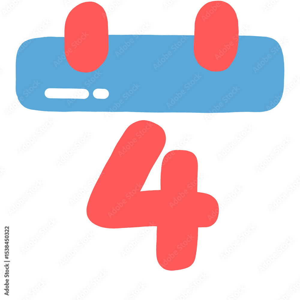 Obraz premium 4th Of July illustration