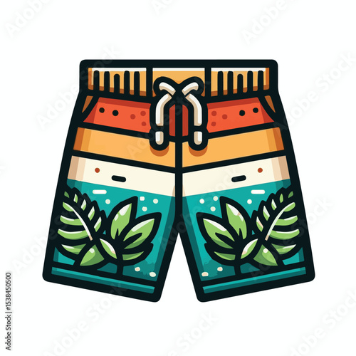 fashion, wear, illustration, shorts, apparel, vector, casual, men, clothing, design, template, board shorts, sketch, garment, style, pattern, mockup, textile, sport, short, drawing, active, beach, sil