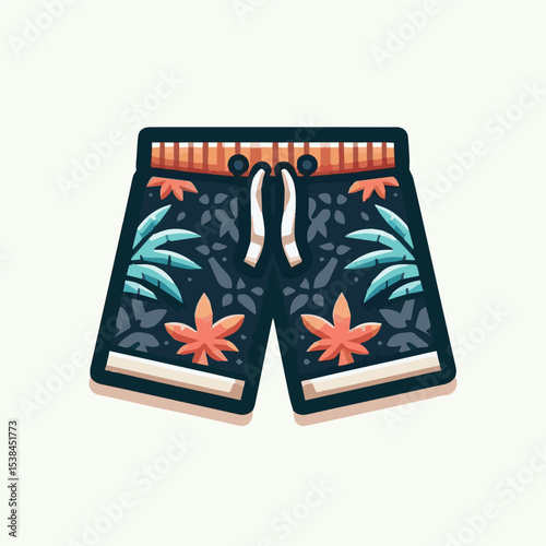 fashion, wear, illustration, shorts, apparel, vector, casual, men, clothing, design, template, board shorts, sketch, garment, style, pattern, mockup, textile, sport, short, drawing, active, beach, sil