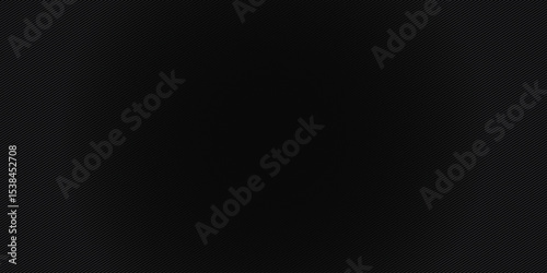 Black abstract background with diagonal black lines. Vector lines