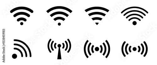  Wifi icon . wi-fi icon sign for remote internet access. Vector illustration