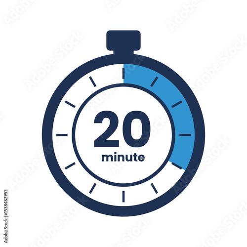 Countdown timer icon start 5, 10, 15, 20, 25, 30, 35, 40, 45, 50, 55 and 60. Numeric countdown elements for progress tracking, Time Tracking Illustration,Stopwatch Countdown Icons
