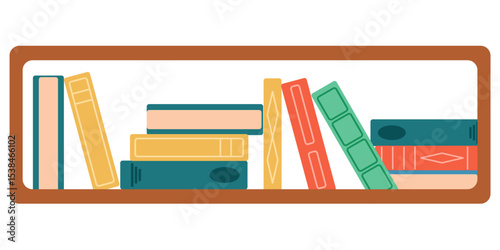 Book Shelf Illustration Set