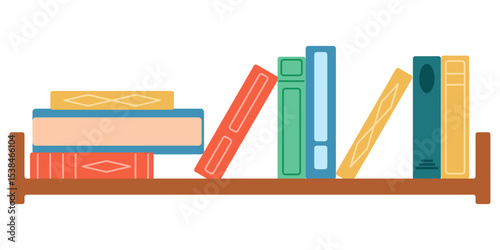 Book Shelf Illustration Set