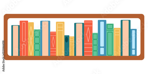 Book Shelf Illustration Set