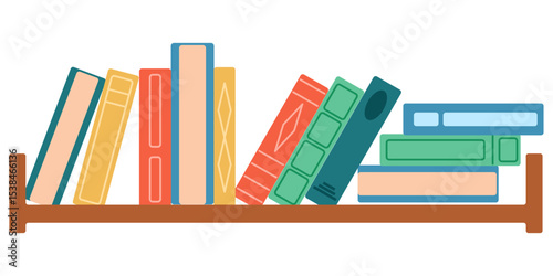 Book Shelf Illustration Set