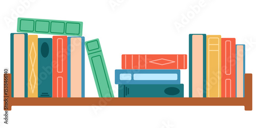 Book Shelf Illustration Set