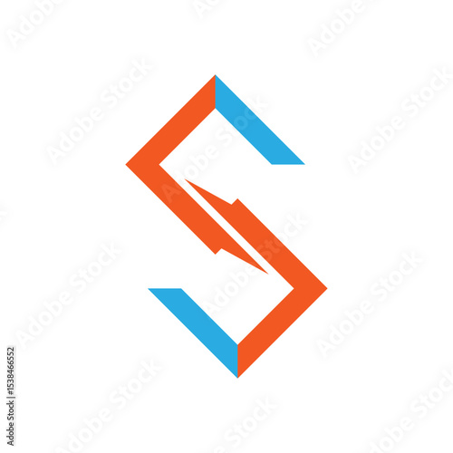Free Download Abstract Tech Letter S Logo - GFXLoad