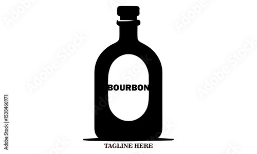 Bourbon day icon. Bourbon day vector illustration. Bourbon day logo design and bourbon day concept design 