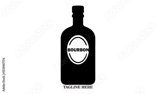 Bourbon day icon. Bourbon day vector illustration. Bourbon day logo design and bourbon day concept design 