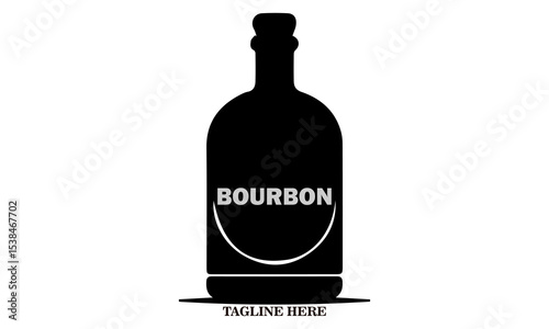 Bourbon day icon. Bourbon day vector illustration. Bourbon day logo design and bourbon day concept design 